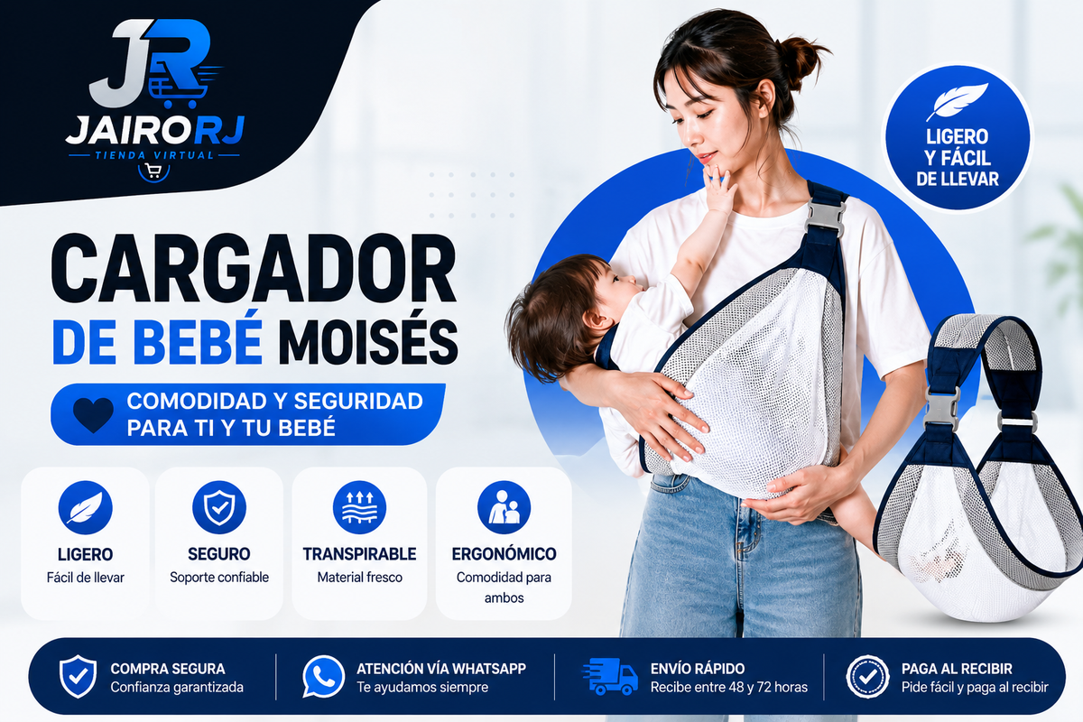 CARGADOR DE BEBÉ MOISÉS
