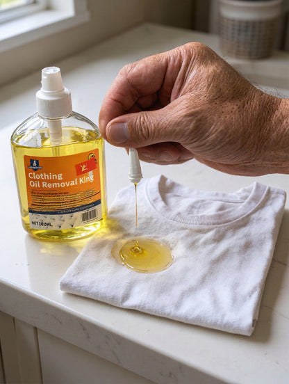 REMOVEDOR DE MANCHAS Y ACEITE PARA ROPA