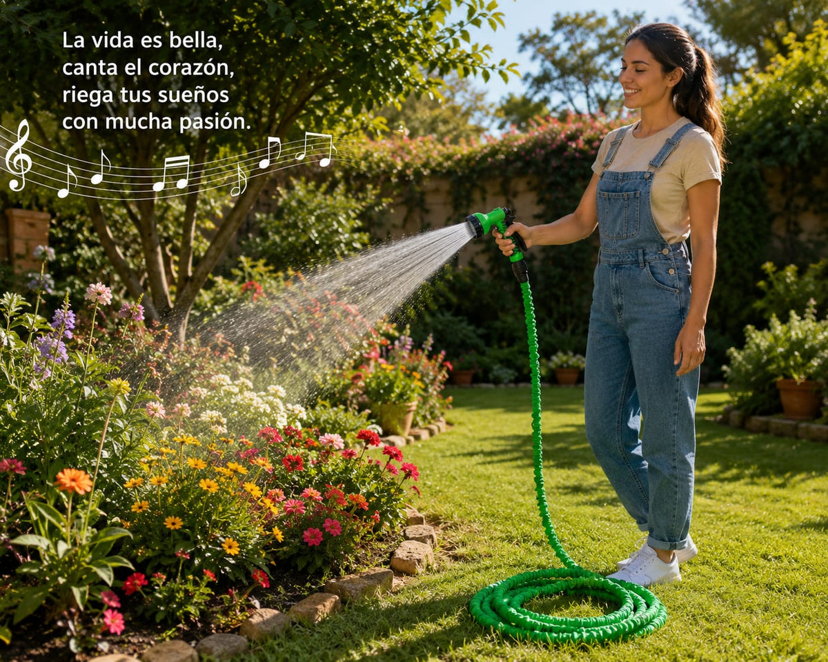 MANGUERA RETRACTIL MAGIC HOSE 15 MTS / 50 PIES (30 UND X CAJA)