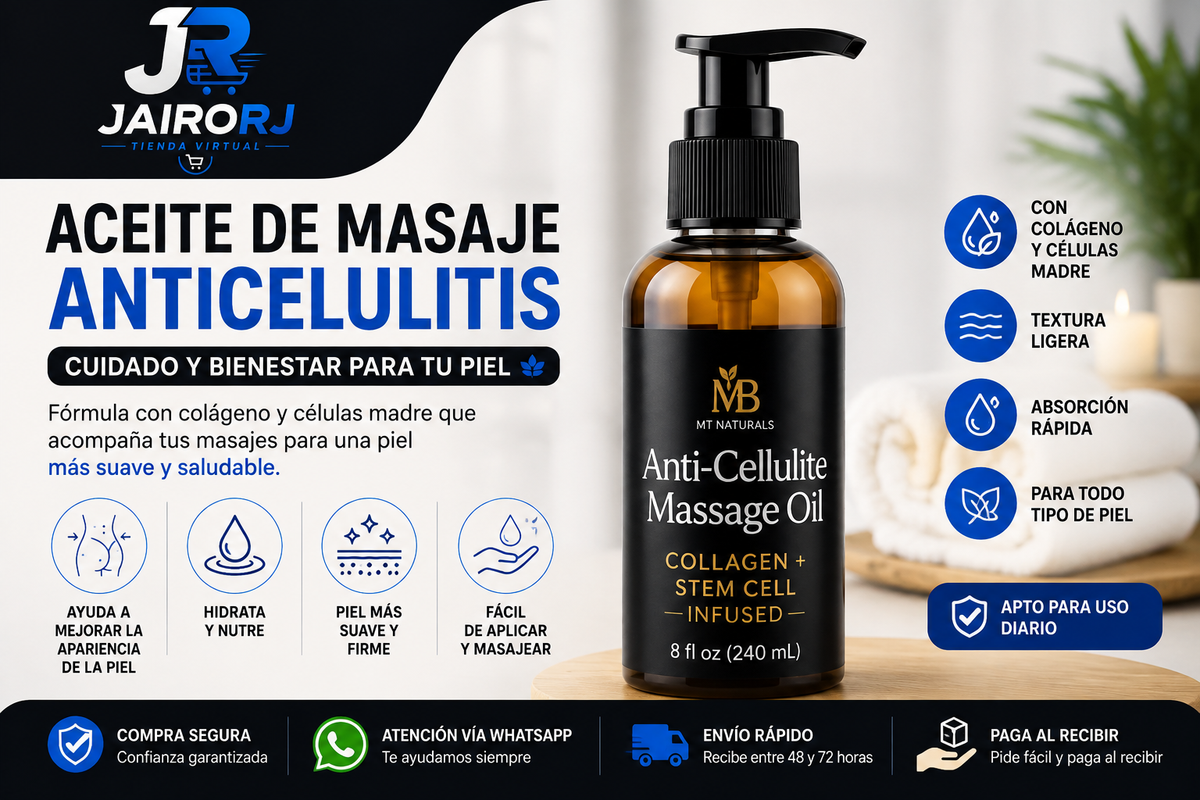 ACEITE DE MASAJE ANTICELULITIS