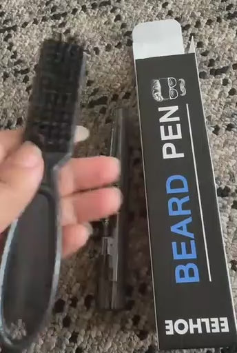 PEN BEARD Kit de bolígrafo rellenador de barba Eelhoe para hombre, lapiz para barba natural e impermeable